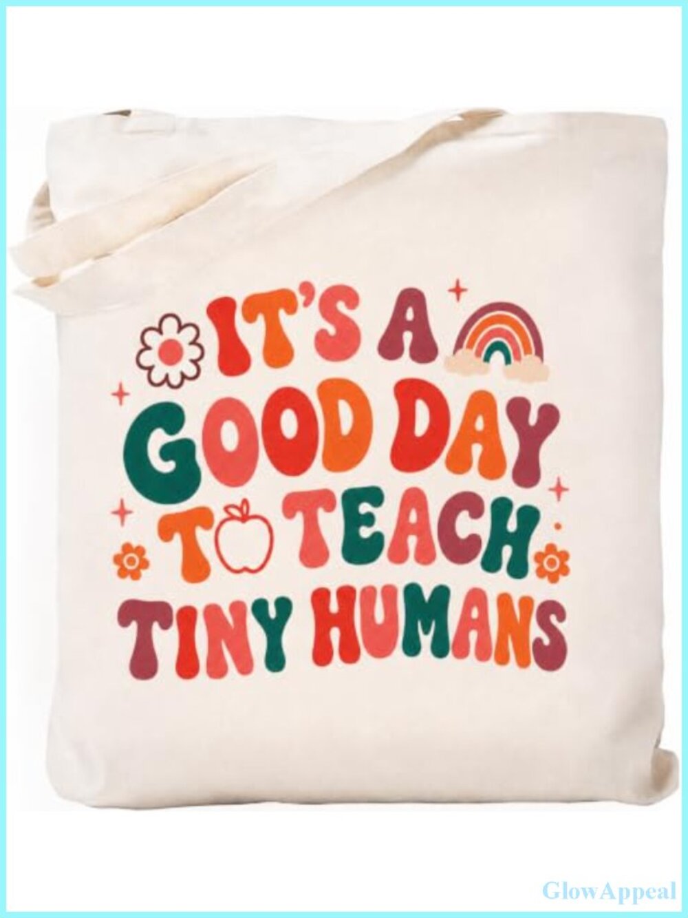 Teacher Canvas Tote Bag Appreciation Gift Women